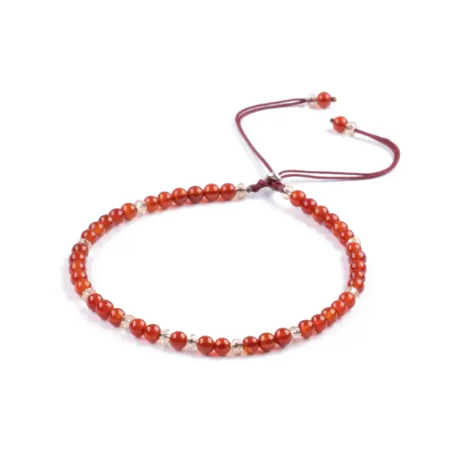 Natural agate in a Triballe bracelet