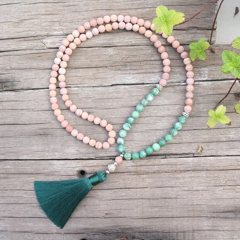 Conjunto Collar y Pulsera de Intención en Jadeíta