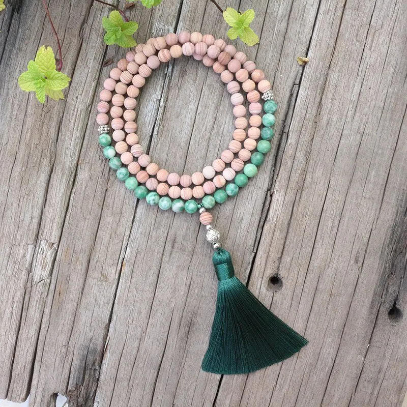 Conjunto Collar y Pulsera de Intención en Jadeíta
