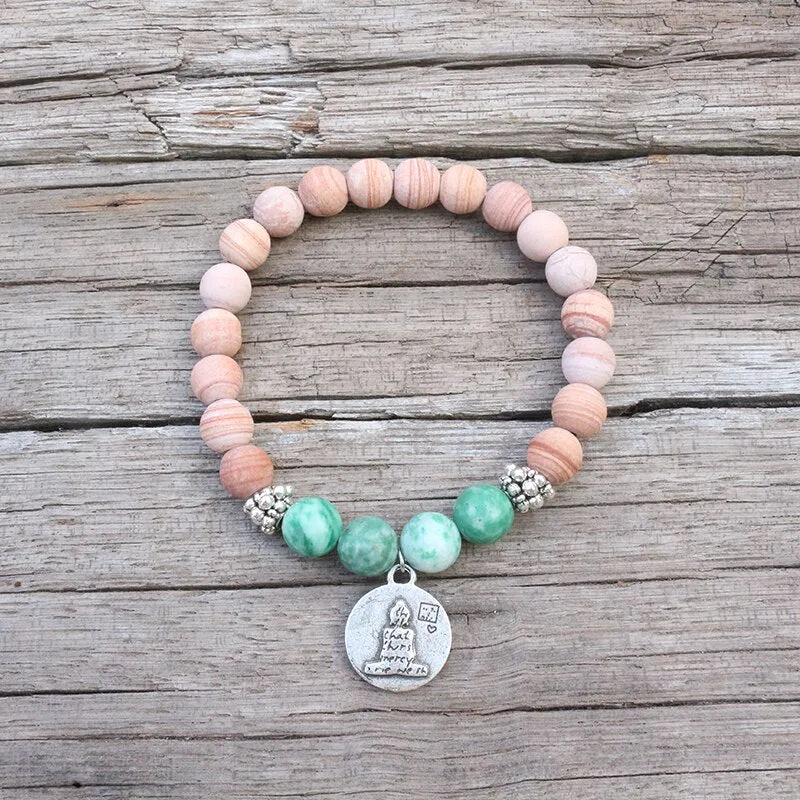 Conjunto Collar y Pulsera de Intención en Jadeíta