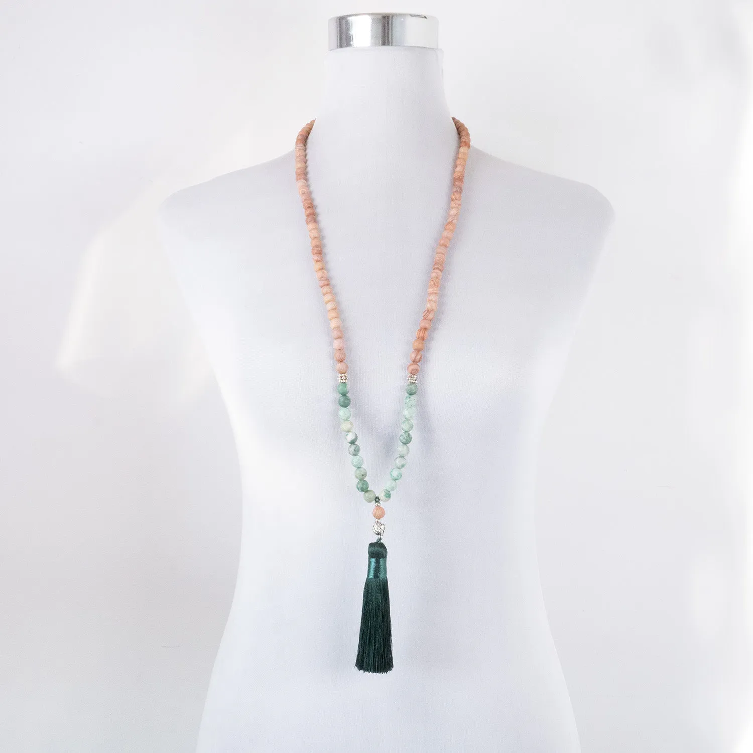 Conjunto Collar y Pulsera de Intención en Jadeíta