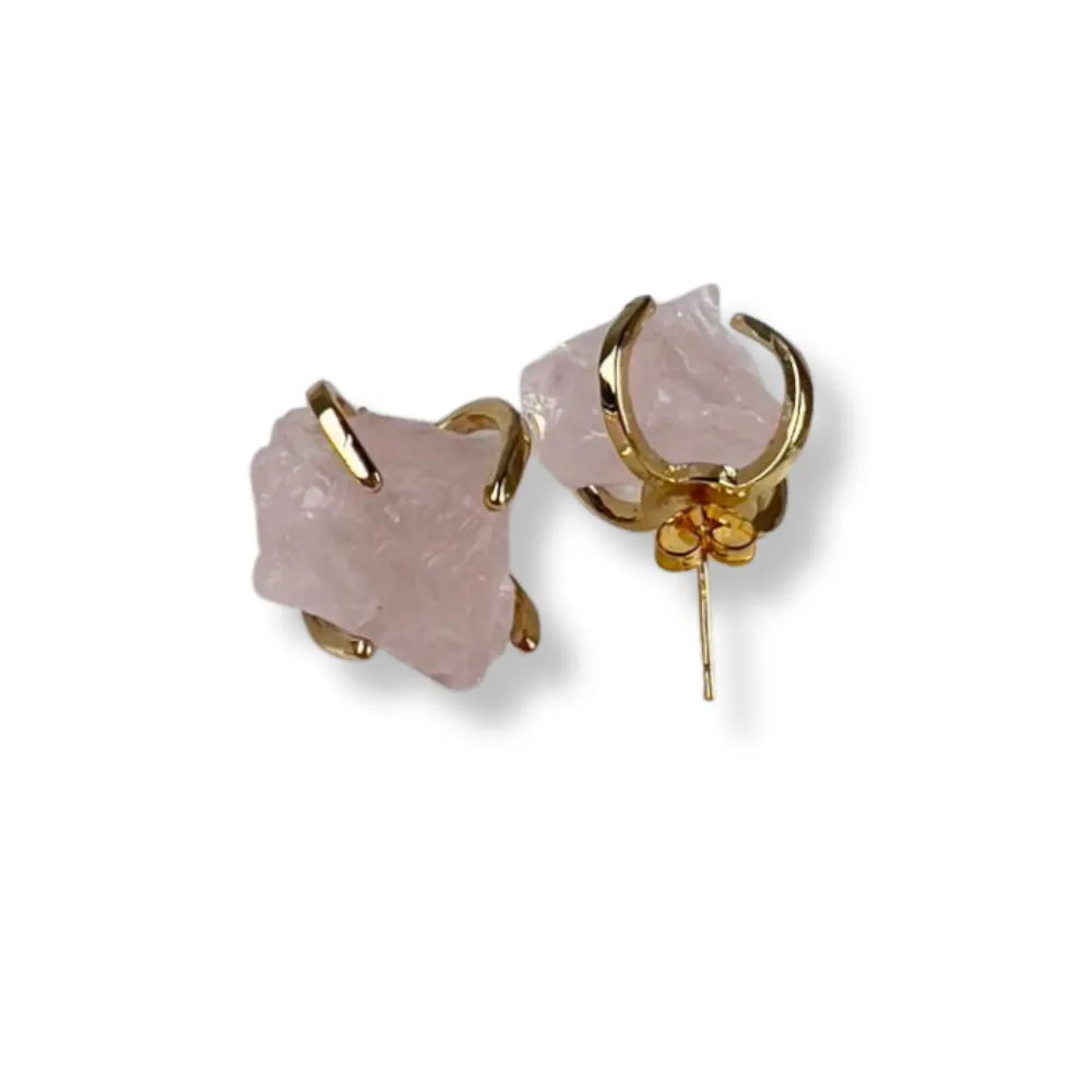 Maxi Aros de Cuarzo Rosa en Bruto