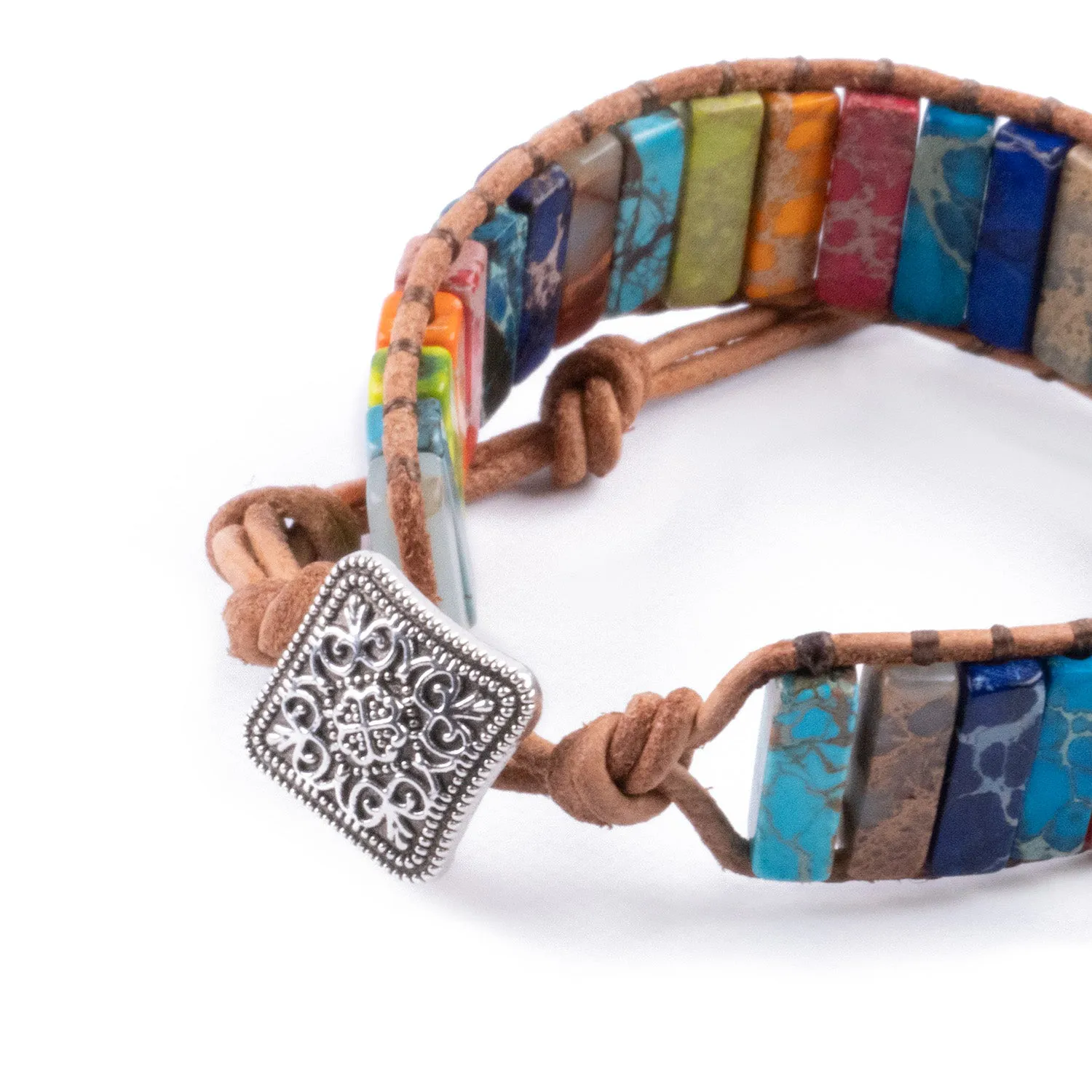 Pulsera de Jaspe Multicolor