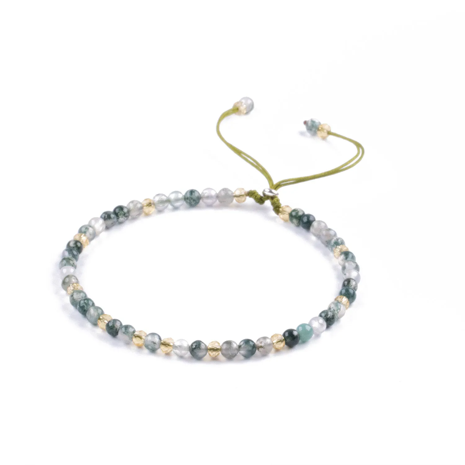 Pulsera Minimalista de Ónix y Ágata