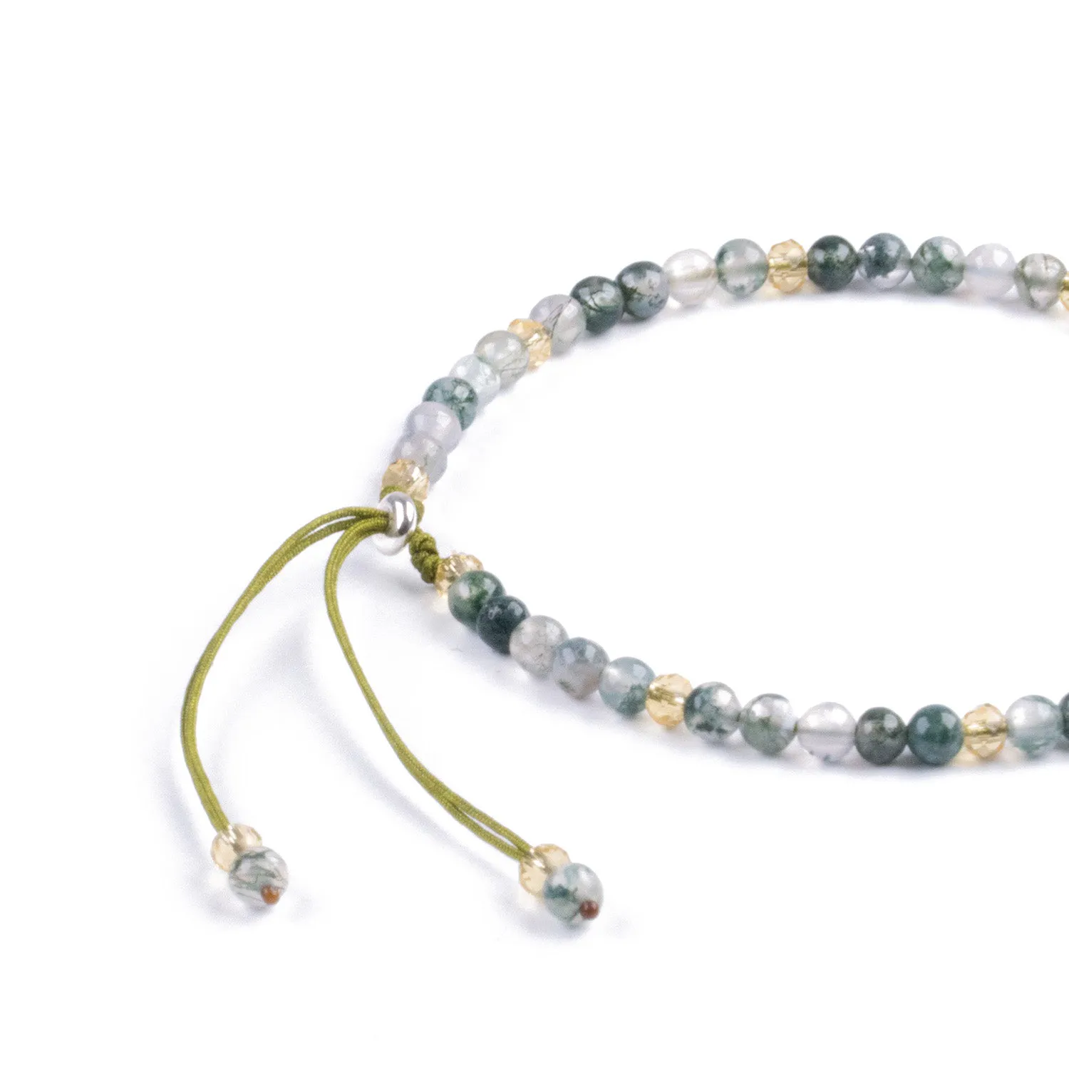 Pulsera Minimalista de Ónix y Ágata