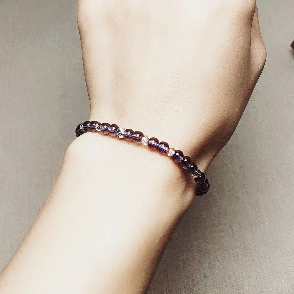 Pulsera Minimalista de Amatista