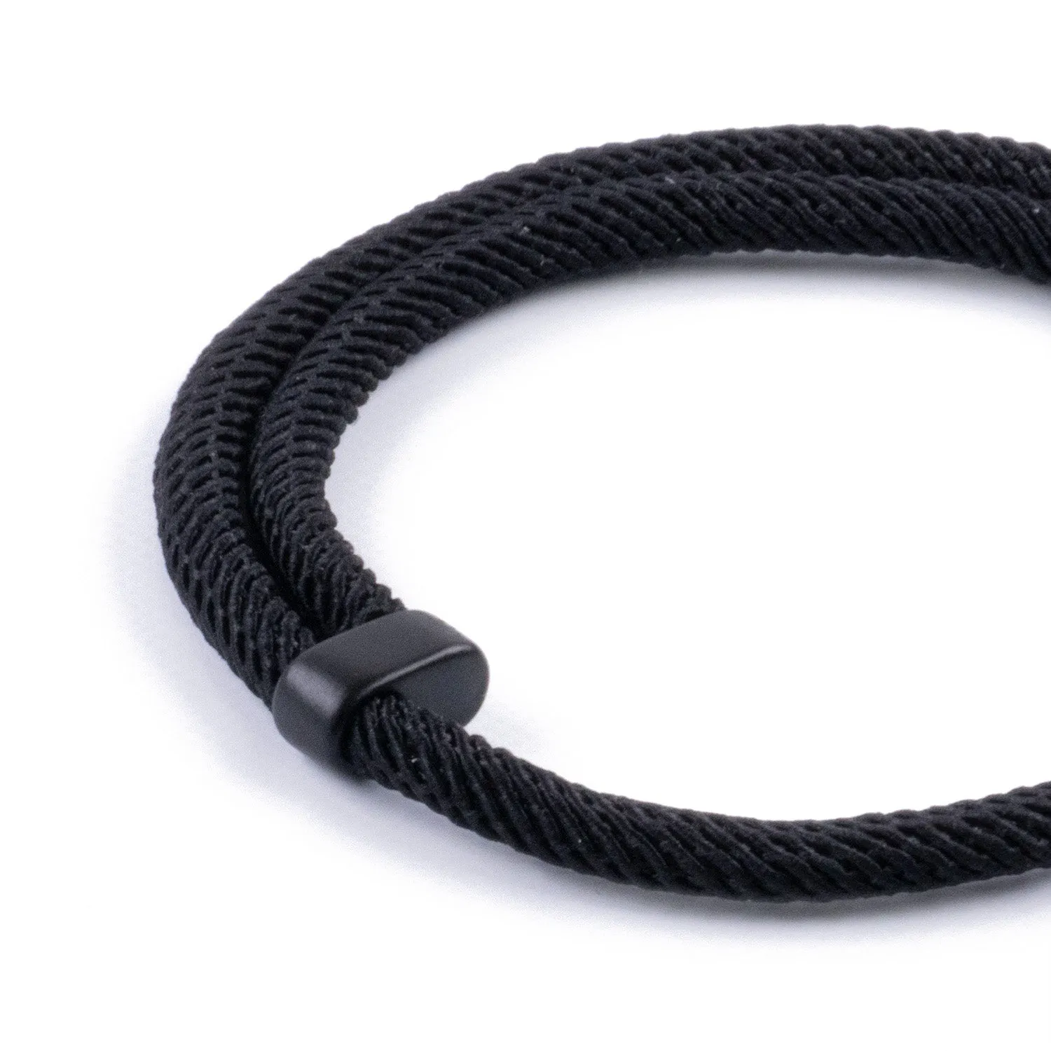 Pulsera Minimalista en Cuerda Negra