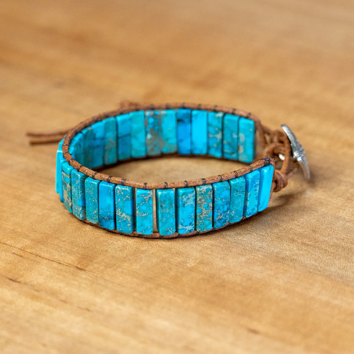 Pulsera de Jaspe y Turquesa