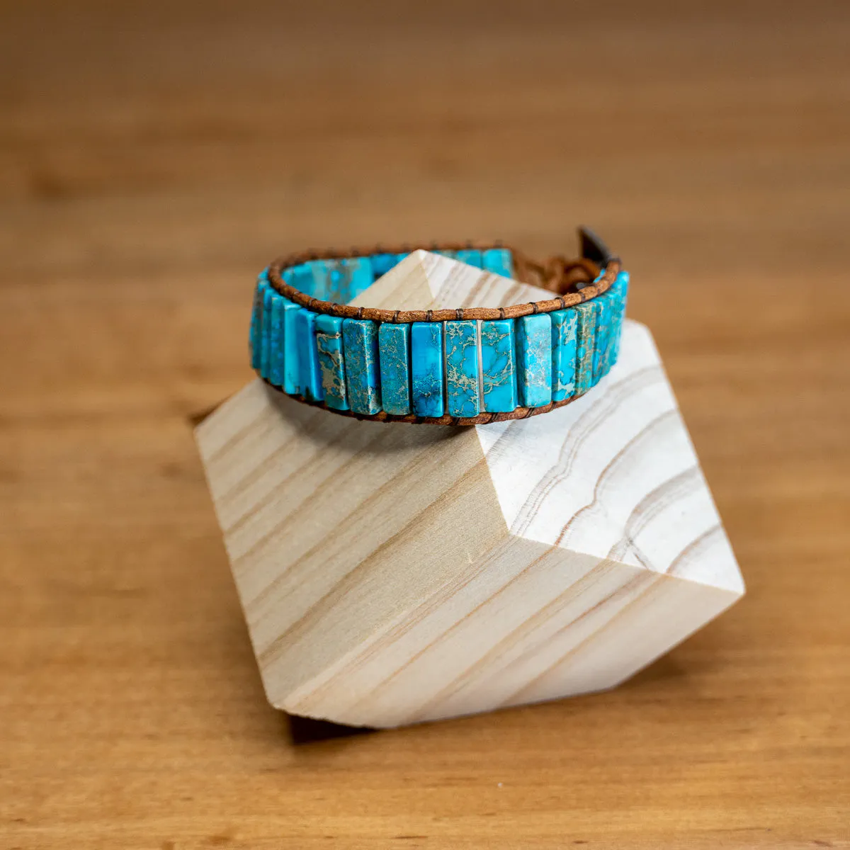 Pulsera de Jaspe y Turquesa