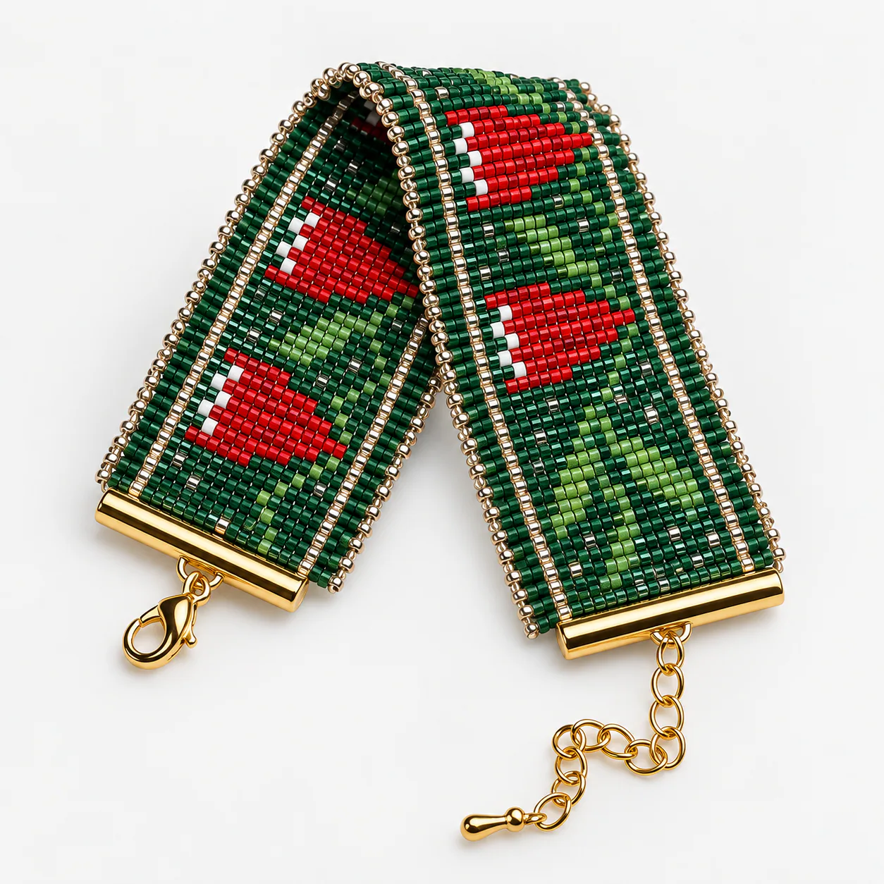 Pulsera Copihue – Colección Miyuki