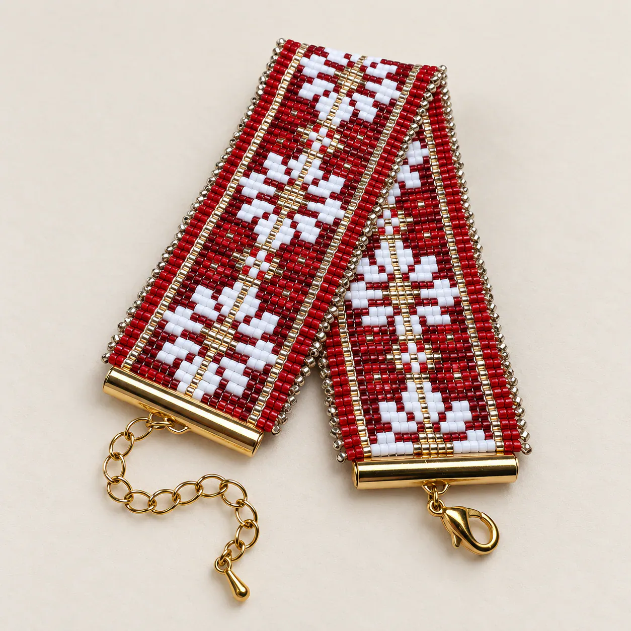 Pulsera Carmesí – Colección Miyuki